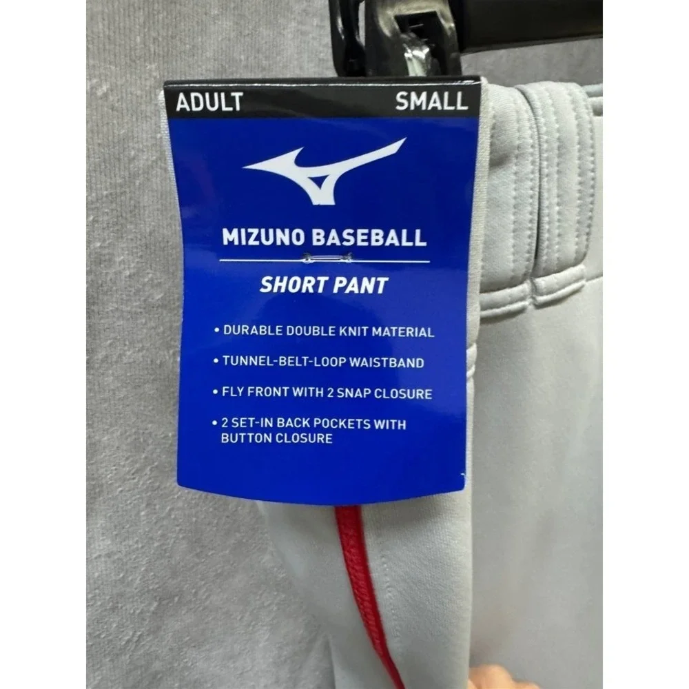 Mizuno‎ Grey Short Baseball Pants Size Small New